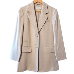 Club Monaco Sculpted Wool Blended Contemporary Casual Tailored Blazer Size Small